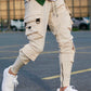 Cream Beige Cargo Pants