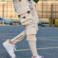 Cream Beige Cargo Pants